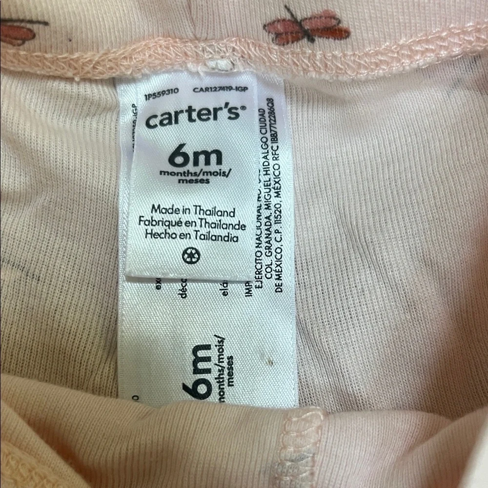 Carter's Pink Dragonfly Leggings